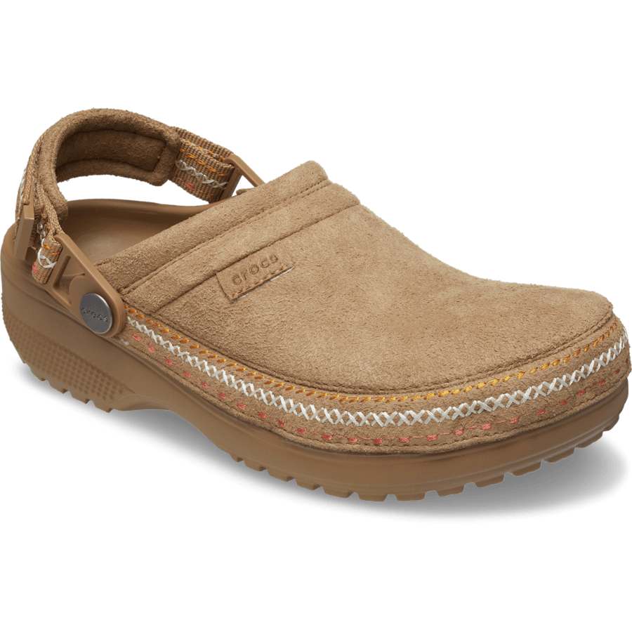 Crafted Vegan Suede Stitch Clog - US 1942