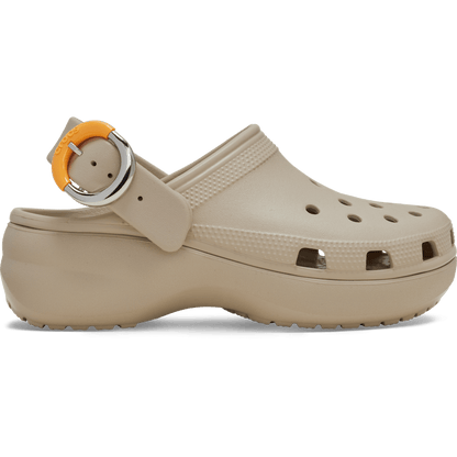 Classic Platform Dipped Buckle Clog - US 2564