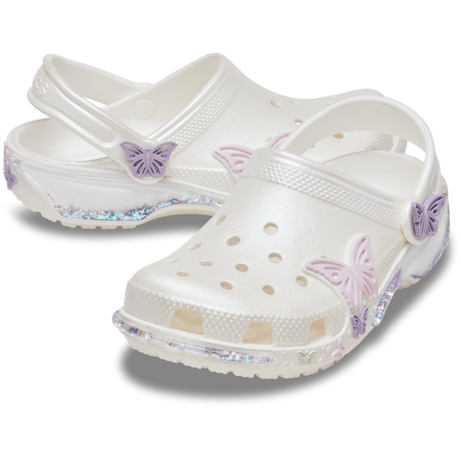 Toddler Classic Butterfly Sparkle Shaker Clog - US 4406