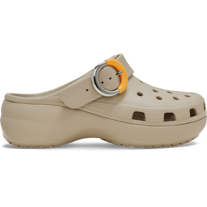 Classic Platform Dipped Buckle Clog - US 2564