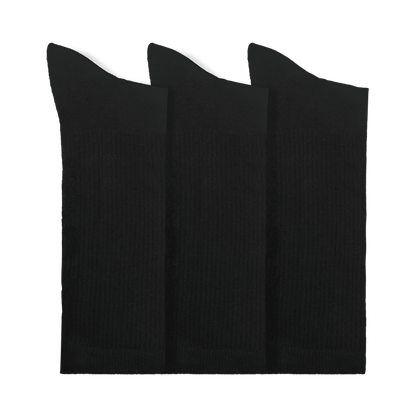 Texture Logo Crew Socks 3PK - US 3026