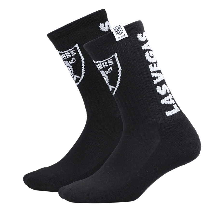 NFL Las Vegas Raiders Crocs Socks - US 8123