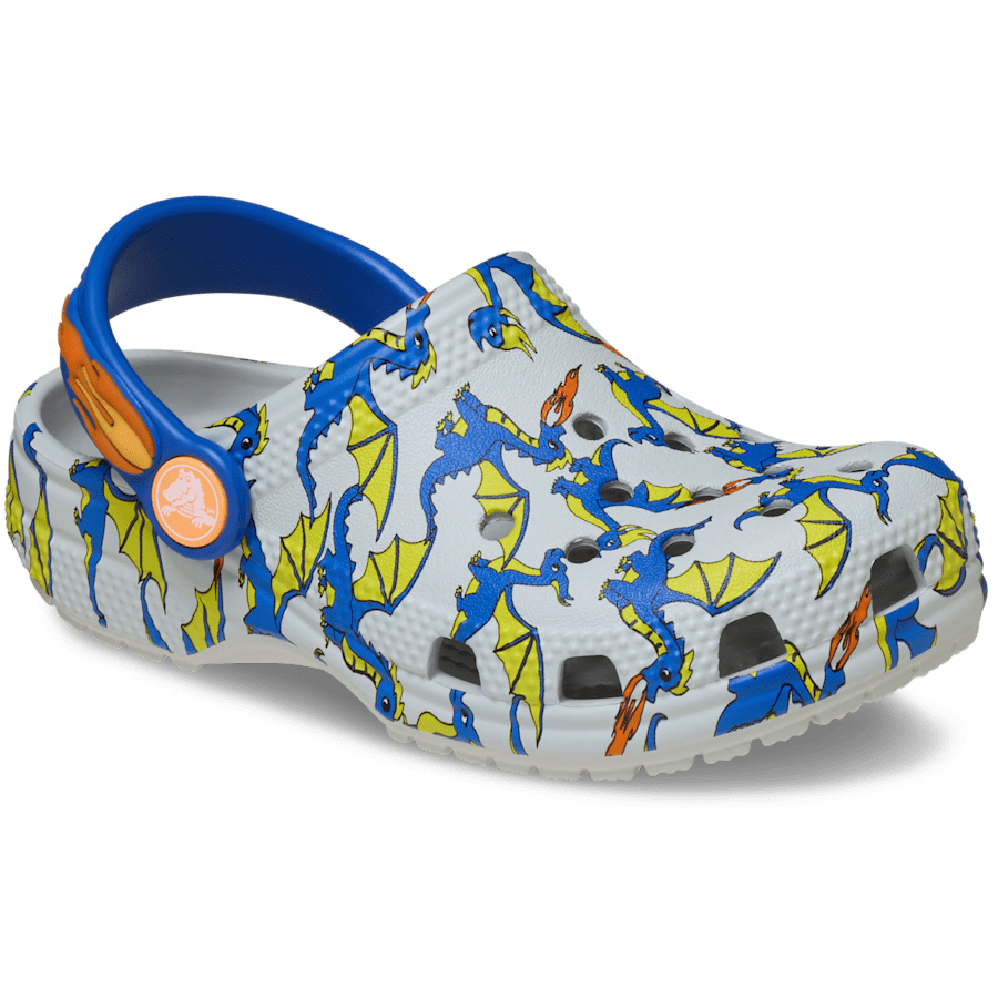 Toddler Classic Dragon Graphic Clog - US 2126