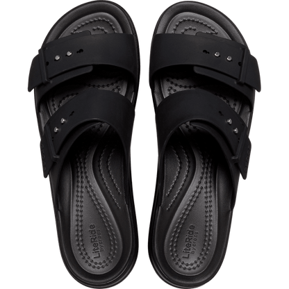 Brooklyn Buckle Low Wedge Sandal - US 3329