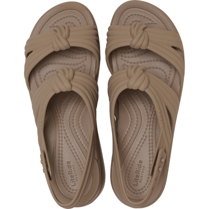 Brooklyn Low Wedge Knot Sandal - US 6683