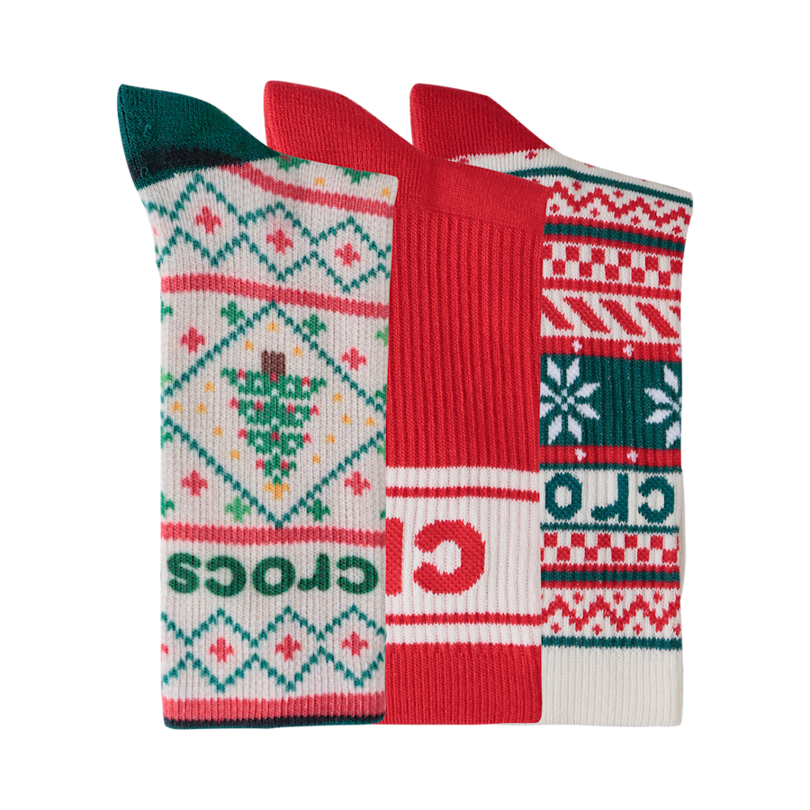 CrocsSocks Sweater Print 3-Pack - US 1513