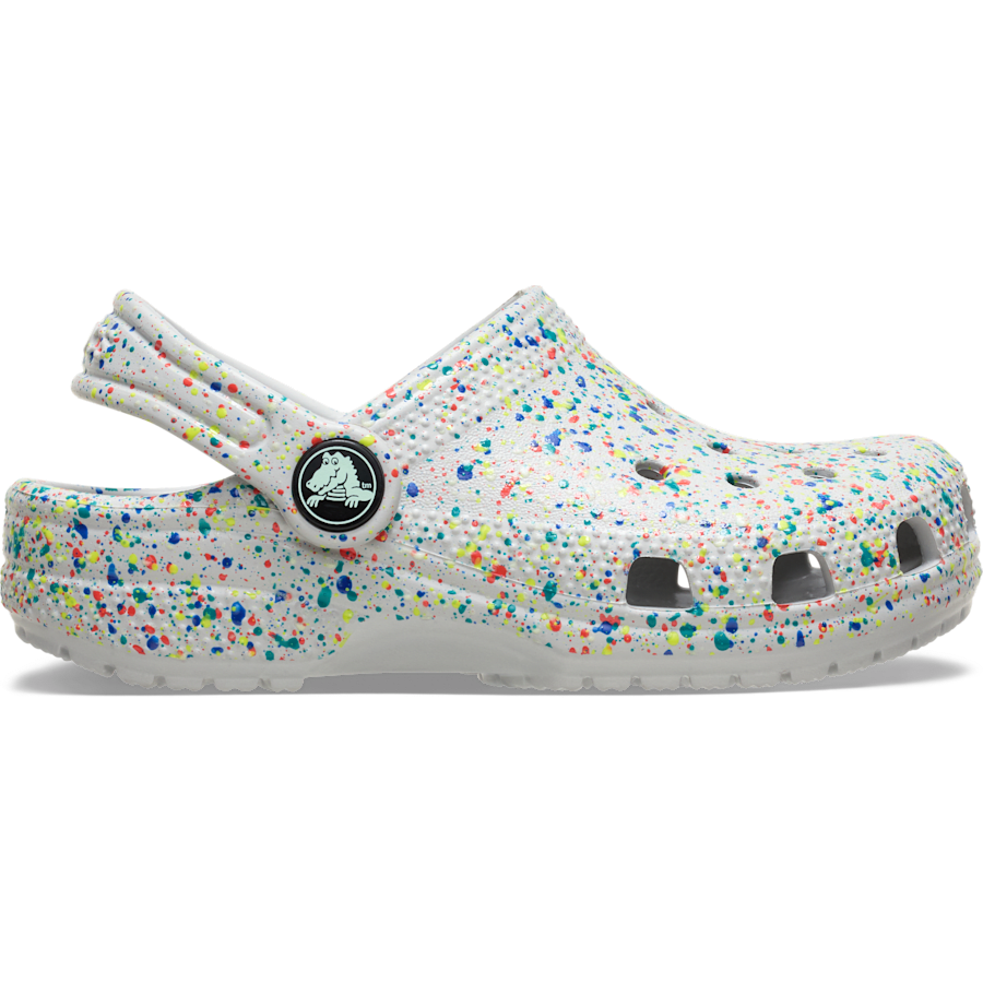 Kids' Classic Glow Paint Splatter Clog - US 5687