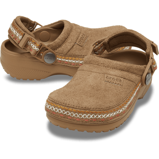 Kids' Crafted Vegan Suede Stitch Clog - US 7734