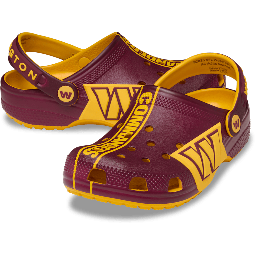 Kids' NFL Washington Commanders Graphic Classic Clog - US 3408