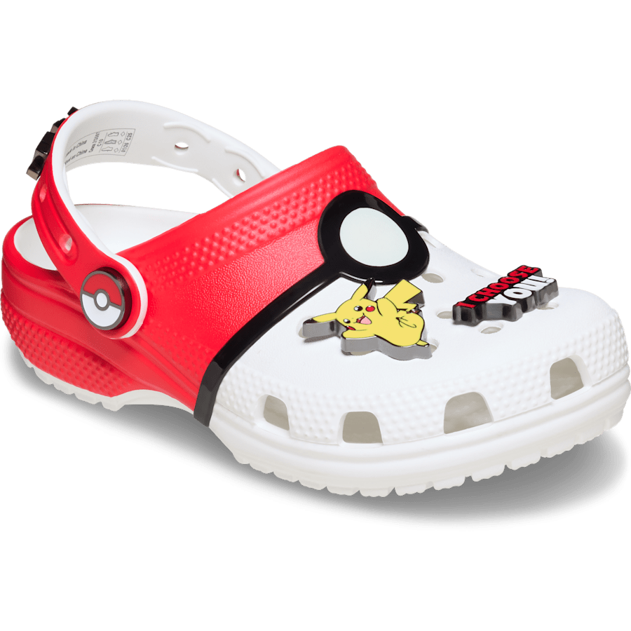 Toddler Pokémon Poké Ball Classic Clog - US 3972