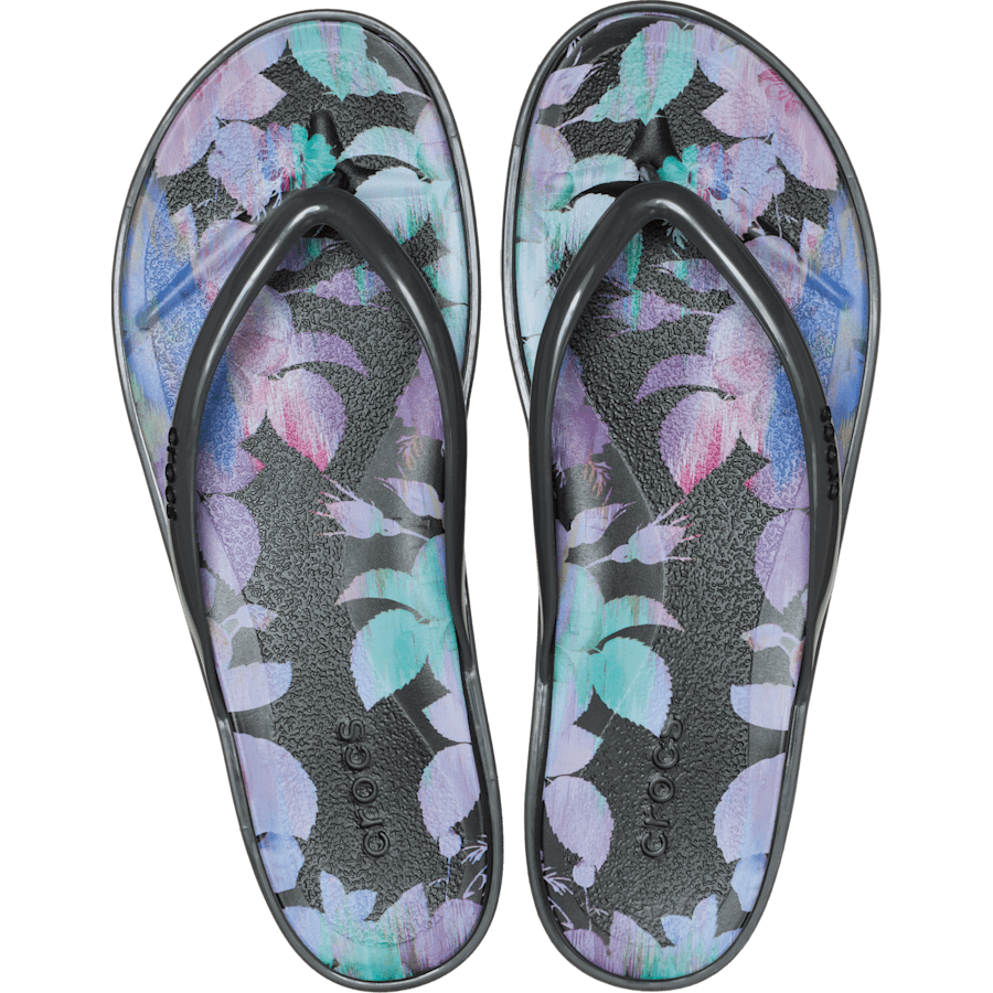 Miami Round Dark Floral Flip - US 0928