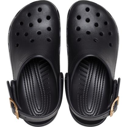 Classic Metallic Buckle Clog - US 7403
