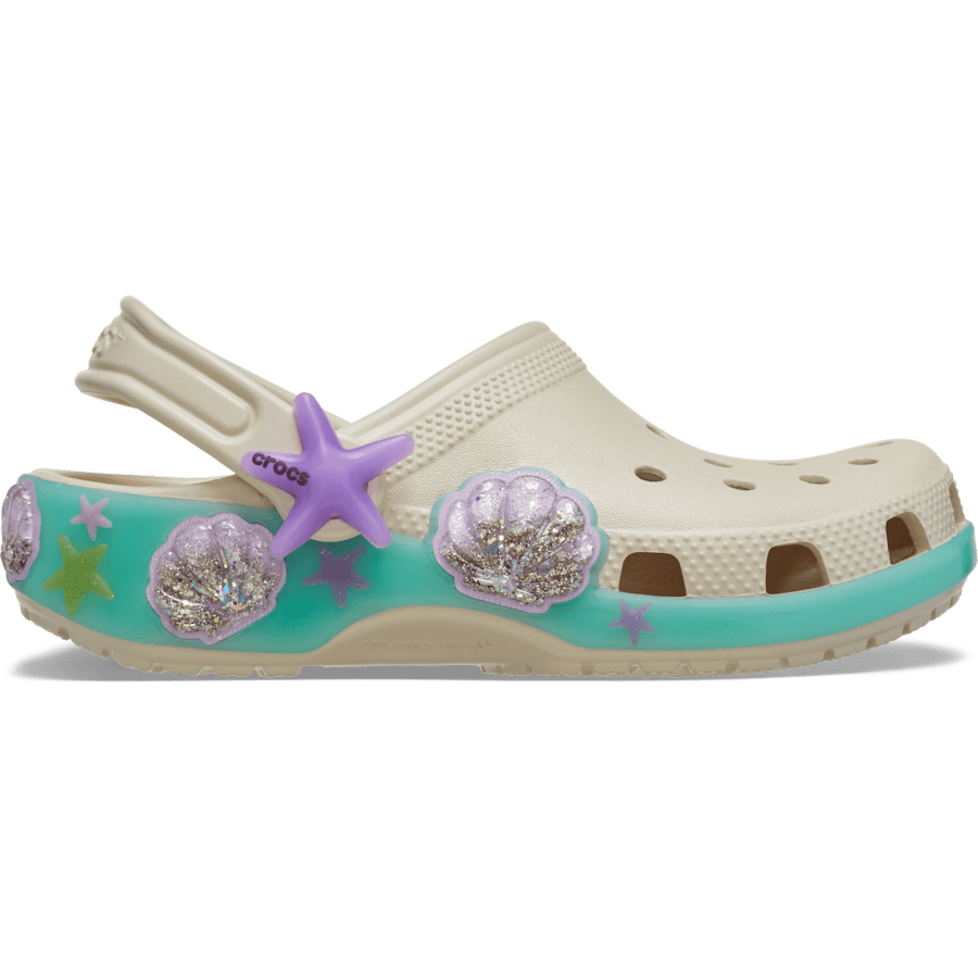 Toddler Classic Sea Sparkle Shaker Clog - US 2974