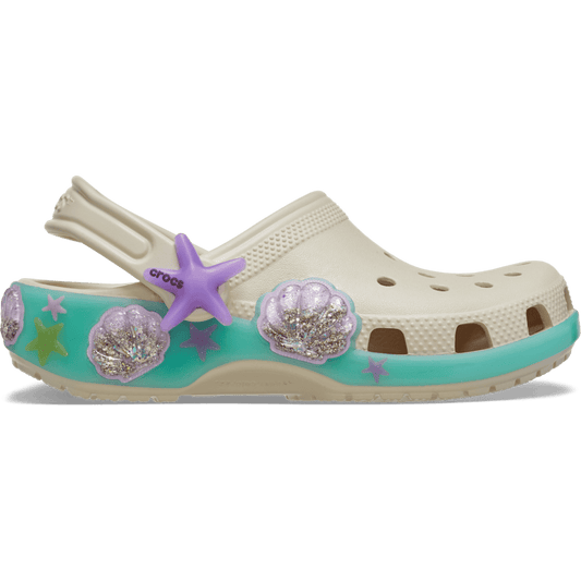 Toddler Classic Sea Sparkle Shaker Clog - US 2974