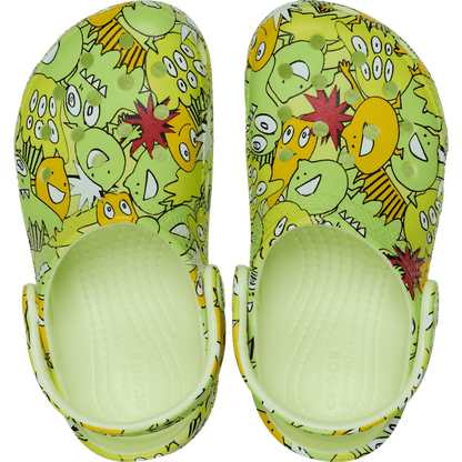Toddler Classic Glow Monster Camo Clog - US 7691