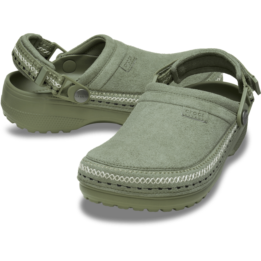 Crafted Vegan Suede Stitch Clog - US 4648