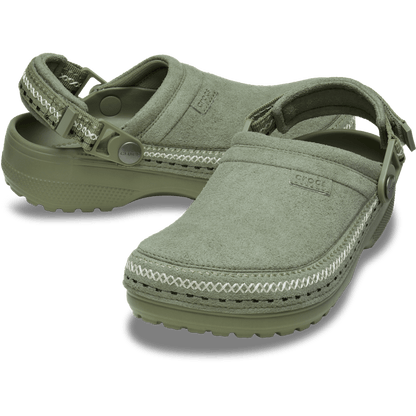 Crafted Vegan Suede Stitch Clog - US 4648