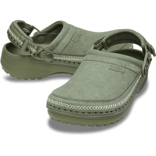 Crafted Vegan Suede Stitch Clog - US 4648