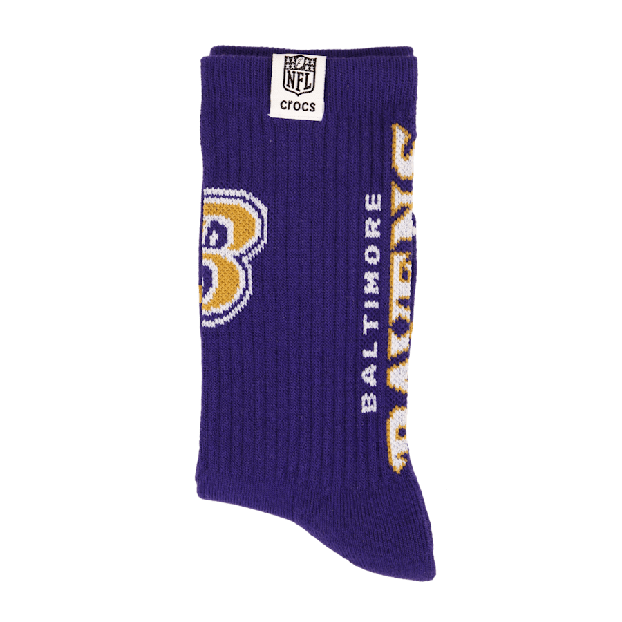 NFL Baltimore Ravens Crocs Socks - US 4186