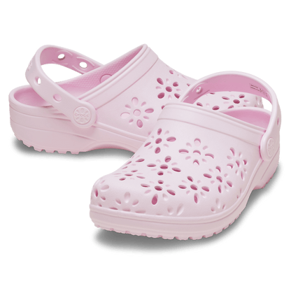 Kids' Classic Floral Cut-Out Clog - US 3114