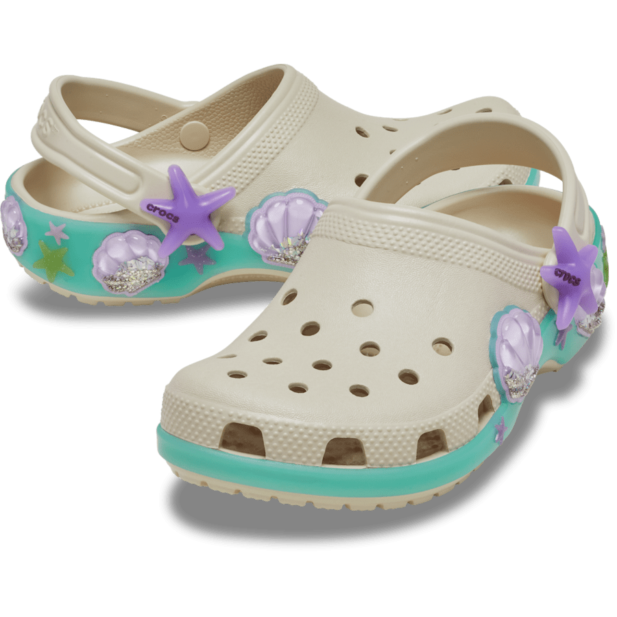 Toddler Classic Sea Sparkle Shaker Clog - US 2974