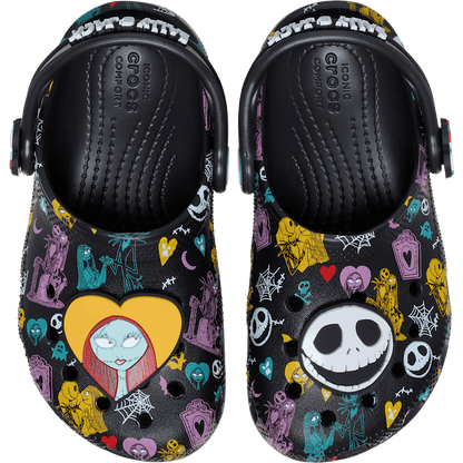 Toddlers’ Disney Tim Burton's The Nightmare Before Christmas Jack and Sally Classic Clog - US 7237