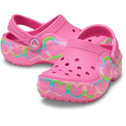 Toddler Classic Heart Lights Clog - US 3456