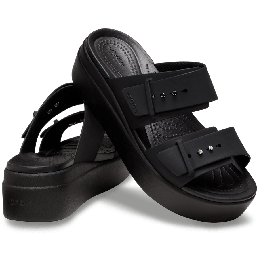 Brooklyn Buckle Low Wedge Sandal - US 3329