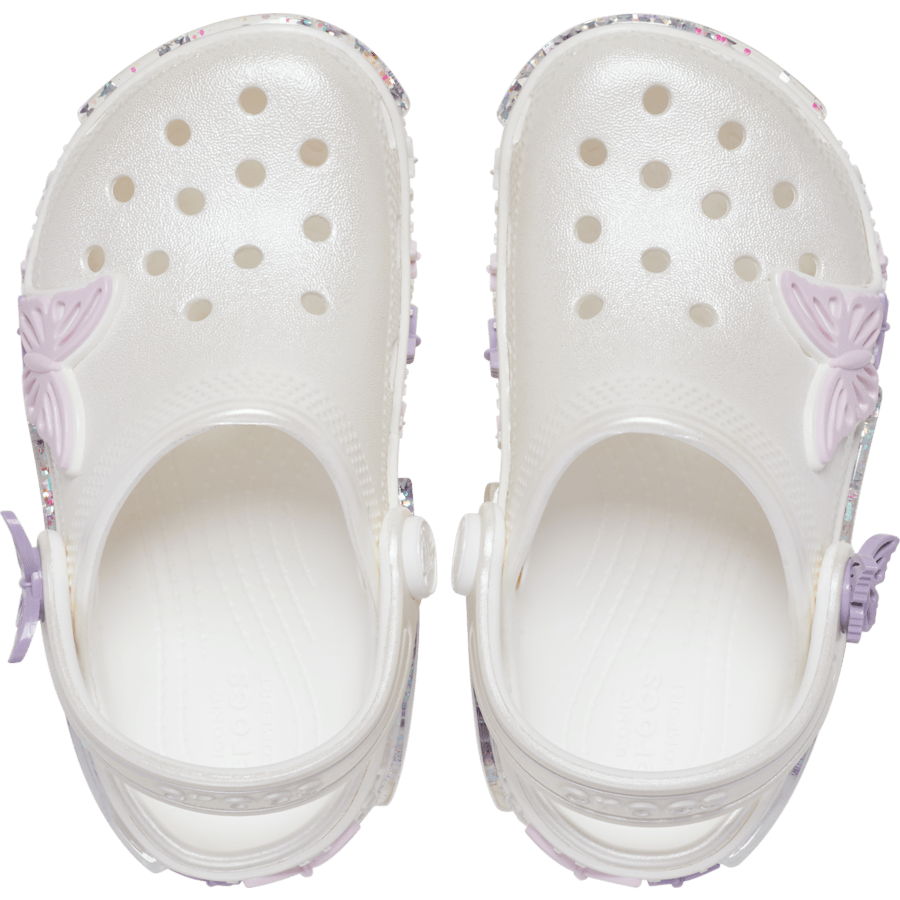 Toddler Classic Butterfly Sparkle Shaker Clog - US 4406