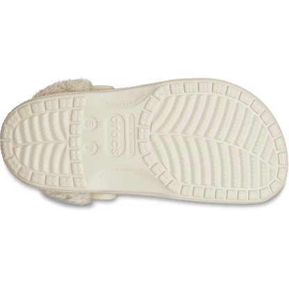 Baya Lined Fuzz-Strap Clog - US 2330