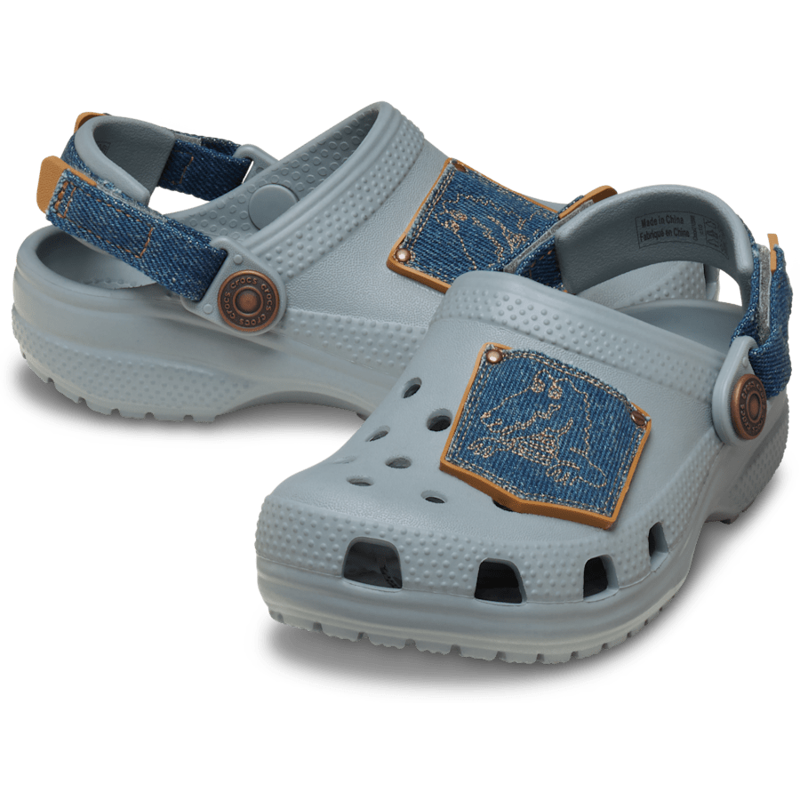 Toddler Classic Denim Adjustable Backstrap Clog - US 3394