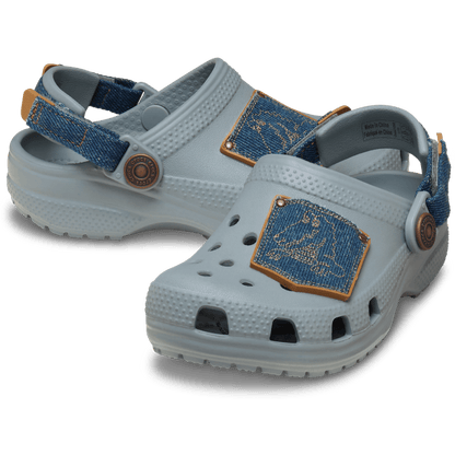 Toddler Classic Denim Adjustable Backstrap Clog - US 3394