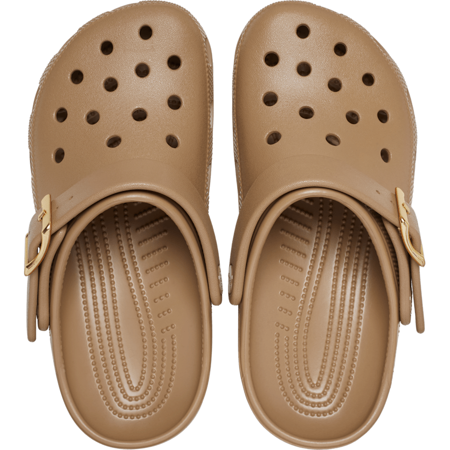 Classic Metallic Buckle Clog - US 4808