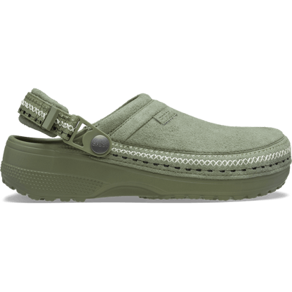 Crafted Vegan Suede Stitch Clog - US 4648