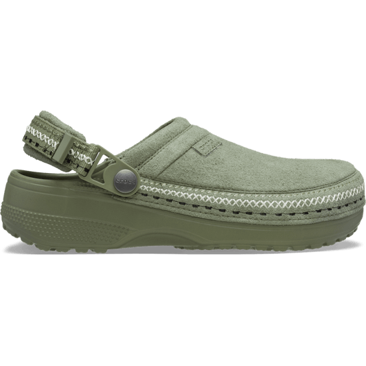 Crafted Vegan Suede Stitch Clog - US 4648