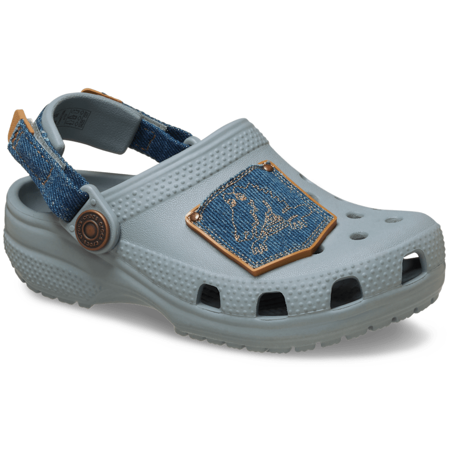 Toddler Classic Denim Adjustable Backstrap Clog - US 3394