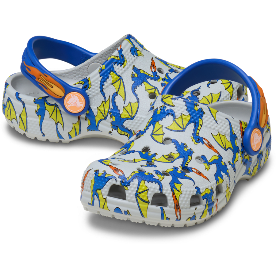 Toddler Classic Dragon Graphic Clog - US 2126