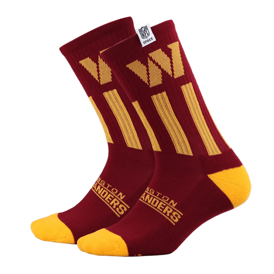 NFL Washington Commanders Crocs Socks - US 9746