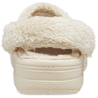 Baya Lined Fuzz-Strap Clog - US 2330