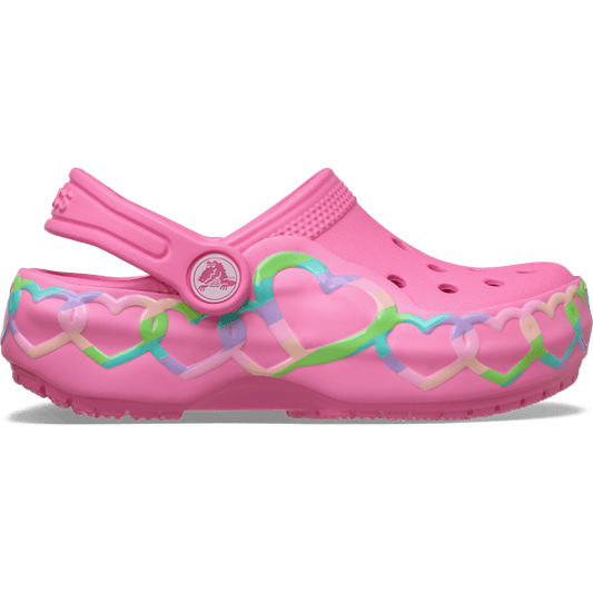 Toddler Classic Heart Lights Clog - US 3456