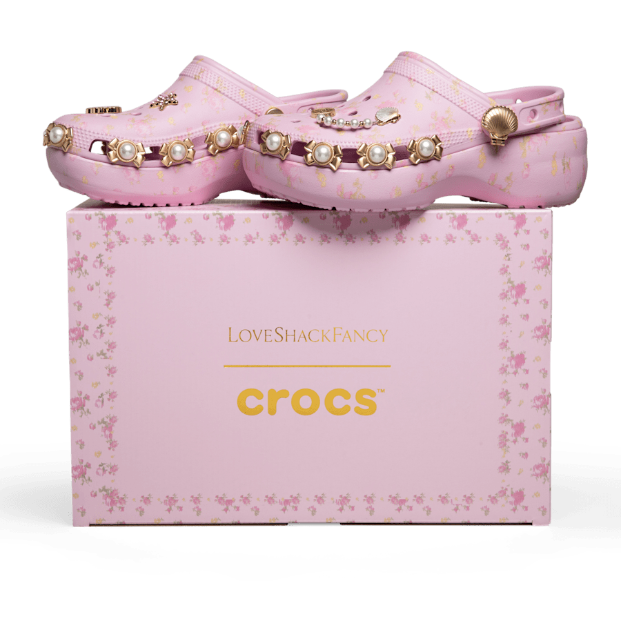 LoveShackFancy Classic Platform Clog - US 2848