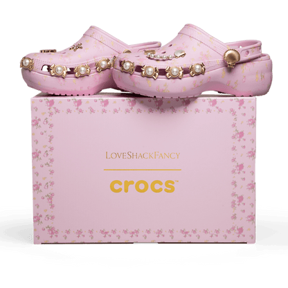 LoveShackFancy Classic Platform Clog - US 2848