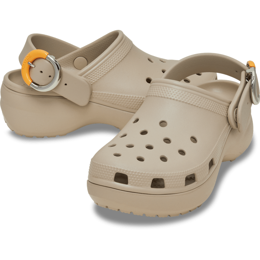 Classic Platform Dipped Buckle Clog - US 2564