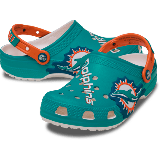 Kids' NFL Miami Dolphins Graphic Classic Clog - US 7561