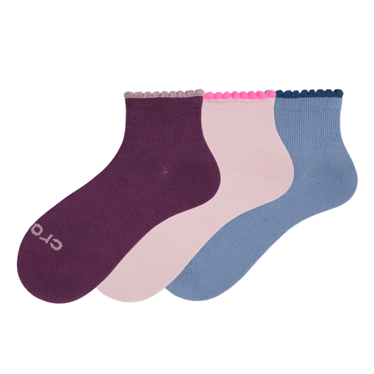Scallop Quarter Crew 3PK - US 1003