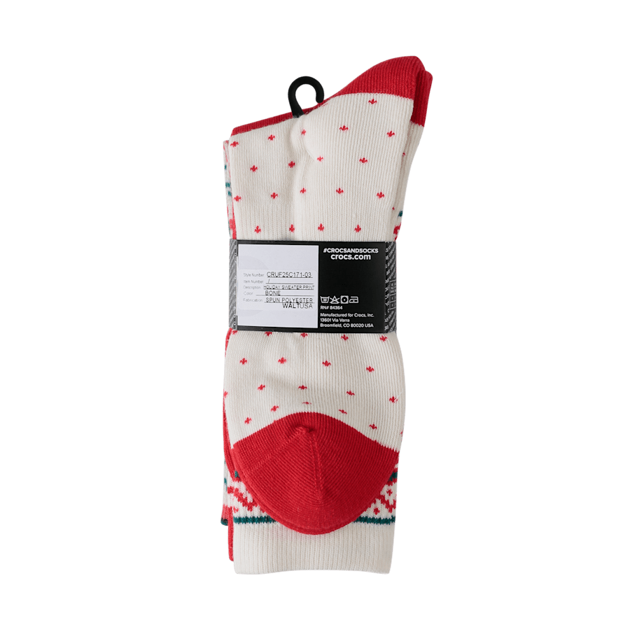 CrocsSocks Sweater Print 3-Pack - US 1513