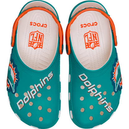 Kids' NFL Miami Dolphins Graphic Classic Clog - US 7561