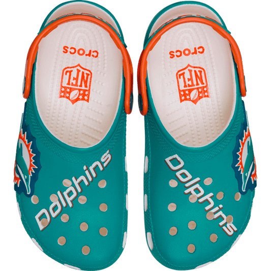 Kids' NFL Miami Dolphins Graphic Classic Clog - US 7561