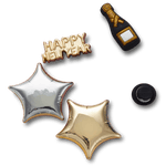 New Years Eve Balloons 5 Pack - US 0457