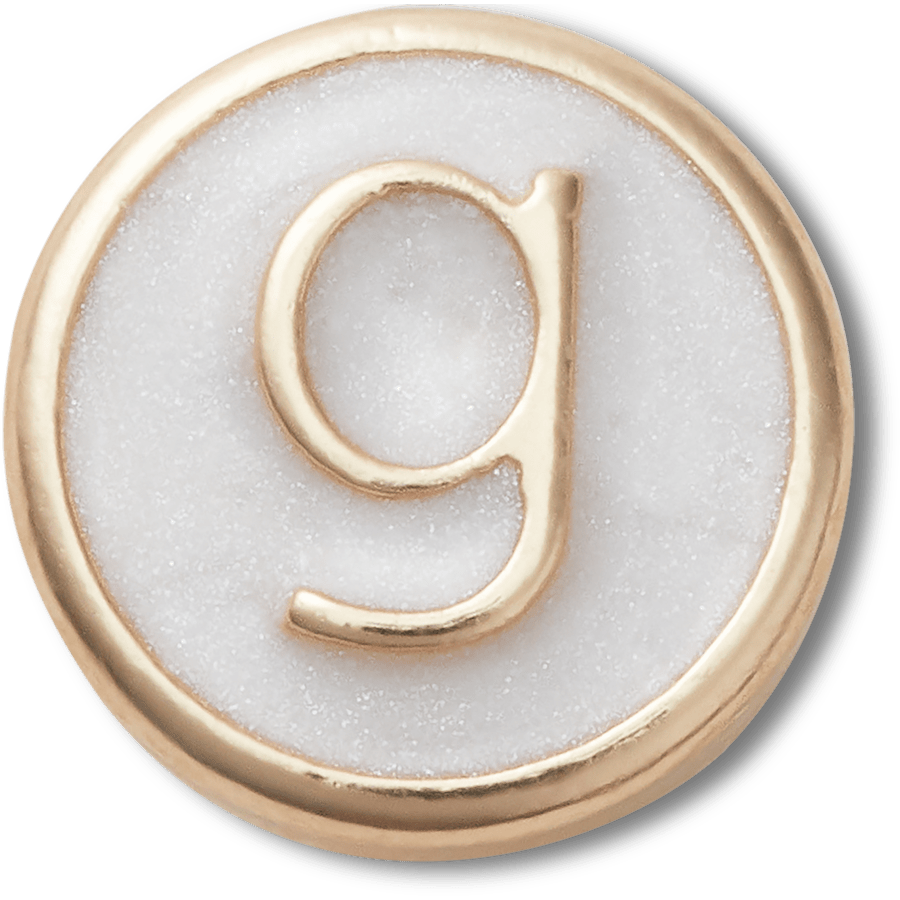Tiny Pearlized Letter G - US 5404